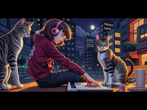 Red Cat Blue - night highway