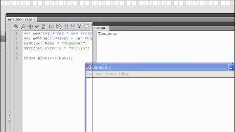 Flash AS3 Tutorial 6 :: การใช้ object