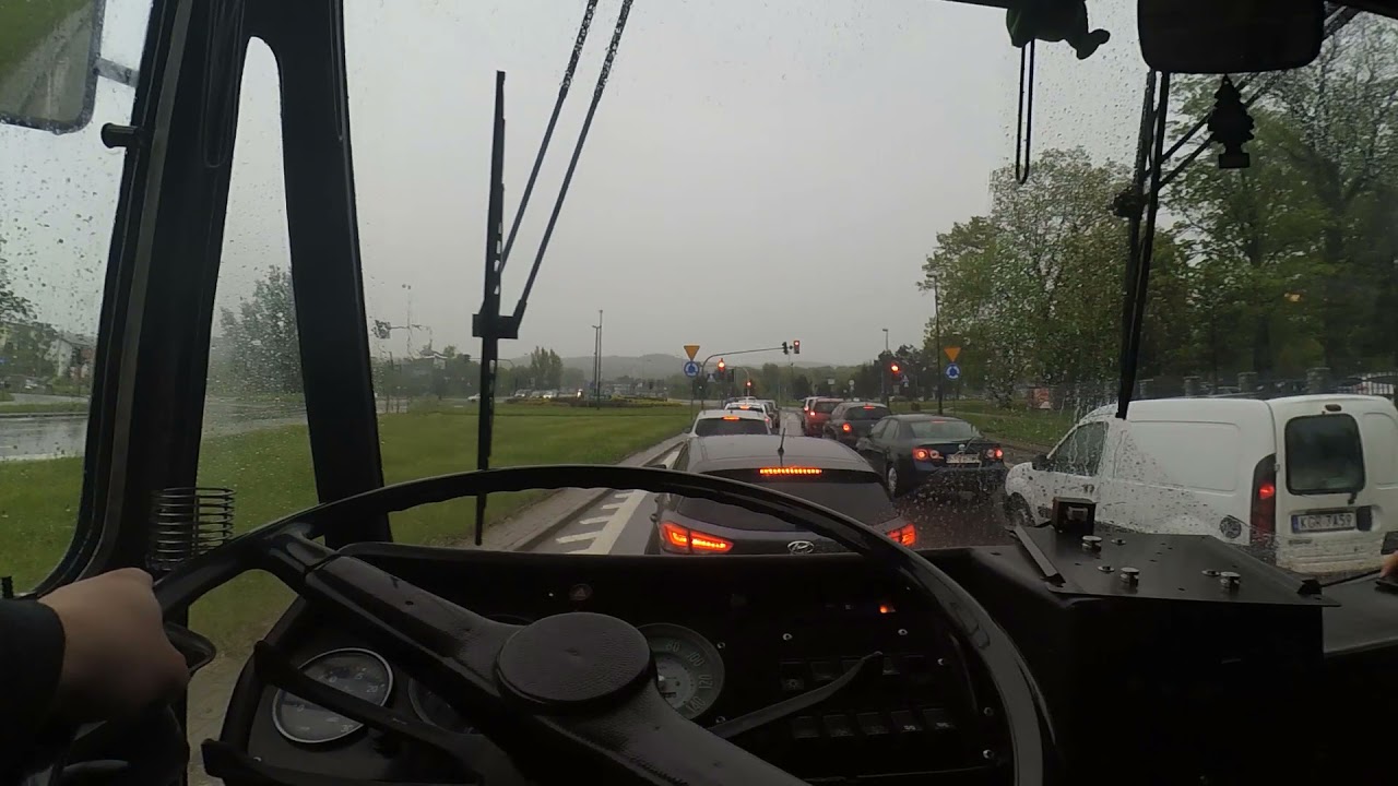 Jelcz M11 #317 - przejazd po Nowym Sączu (FPV)