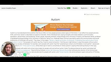 Autism Signature Workspace - The Learner Variability Project