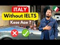 How to study in italy without ielts 