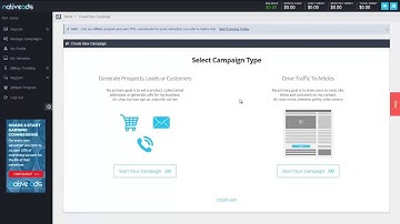 Native Ads - Creating A Campaign With Native Ads Titan Platform