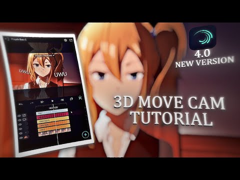 3D Move Cam Tutorial - Alight Motion New Version (4.0)