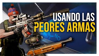 Usando las PEORES ARMAS - Escape From Tarkov Gameplay en Español