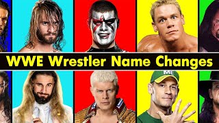 WWE Wrestler Name Changes