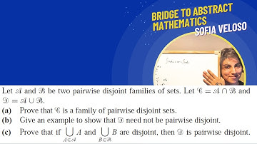2.3.14 Let A and B be two pairwise disjoint families of sets. Let C=A∩B and D=A∪B.(a) Prove that C..