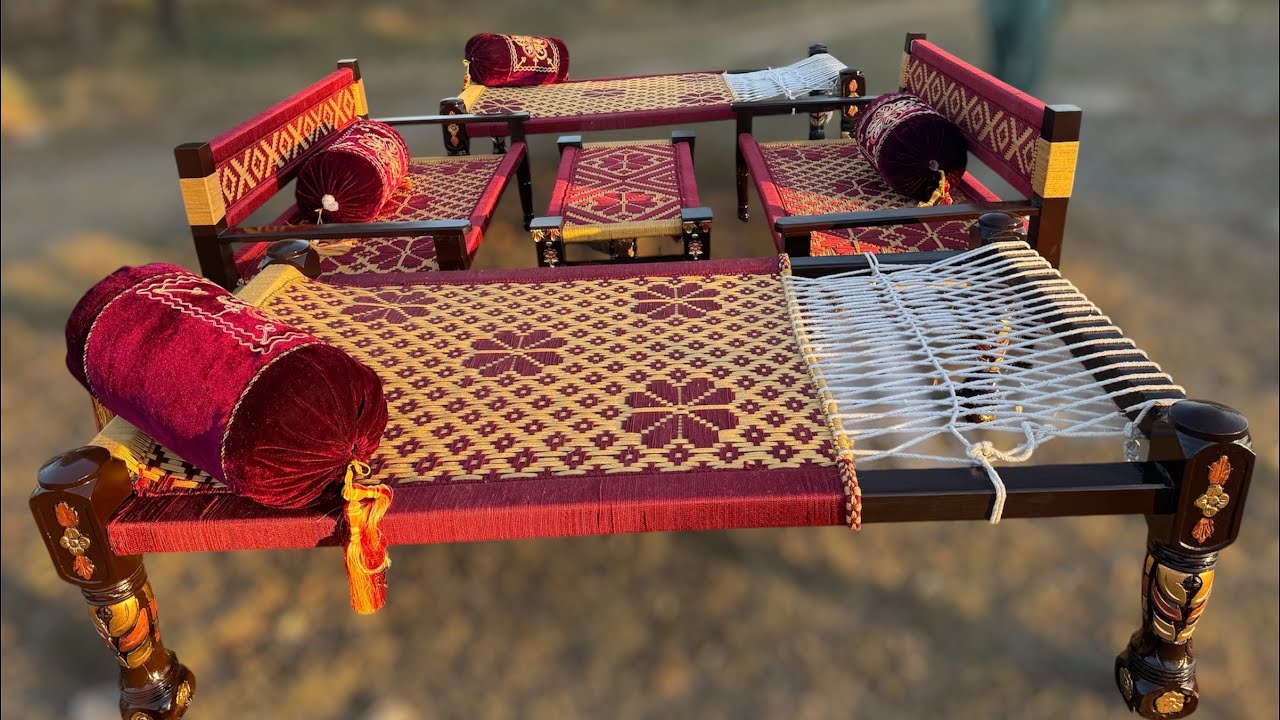 Traditional charpai |fateh deen charpai maker 