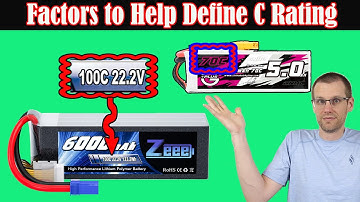 The Underappreciated Elements of LiPo Battery C Ratings Explained!