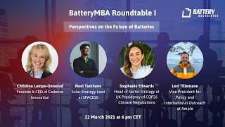 BatteryMBA Roundtable I: Perspectives on the Future of Batteries