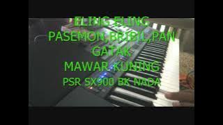 ELING ELING PASEMON,BRIBIL,PANGATAK,MAWAR KUNING YAMAHA PSR SX 900 BK NADA MUSIK SAMPLING