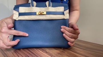 Hermes unboxing: I scored a Birkin 25 Novillo Leather Deep Blue GHW!