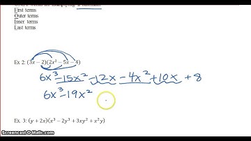 4-6 Multiplying Polynomials