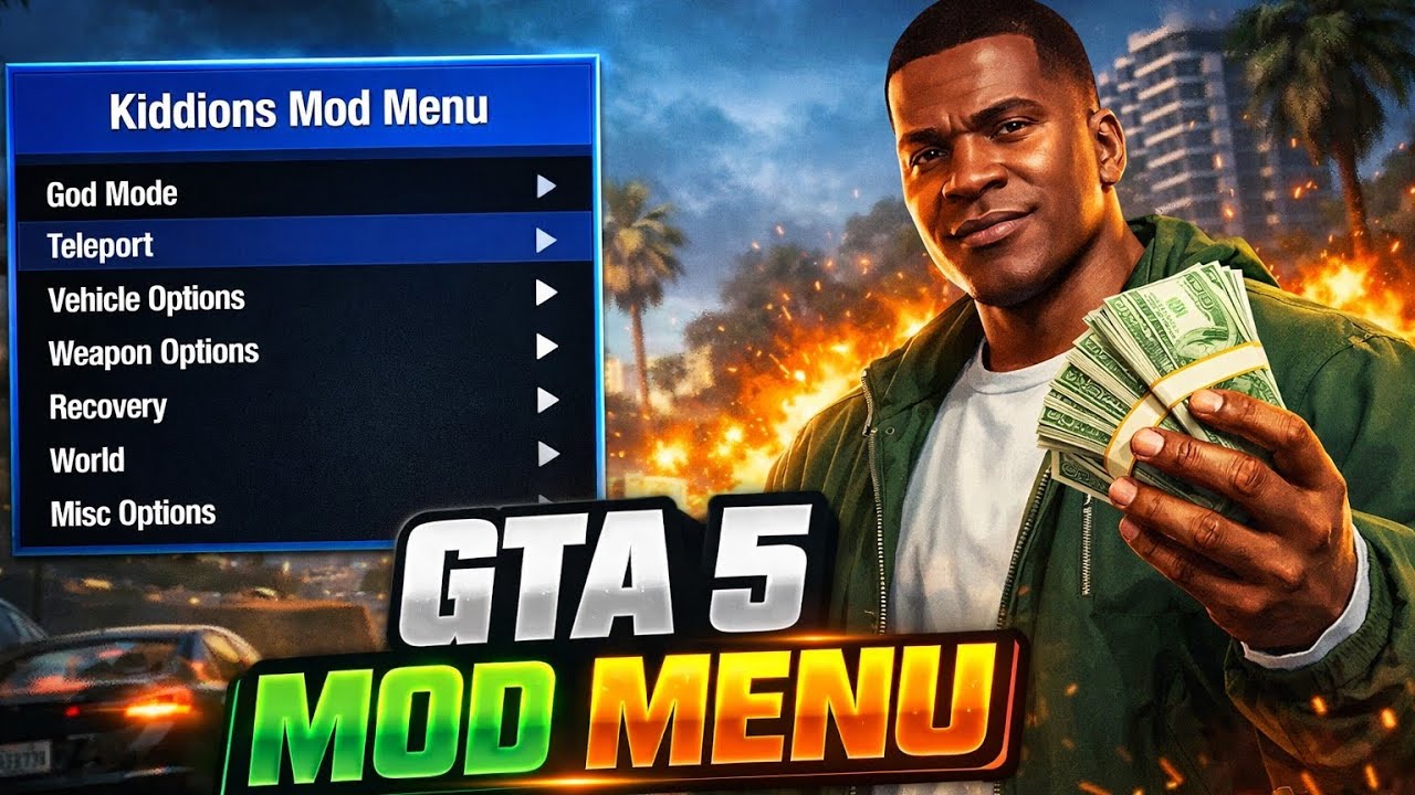 KIDDIONS MOD MENU | GTA 5 MOD MENU ONLINE (ENHANCED & LEGACY) | PC ...