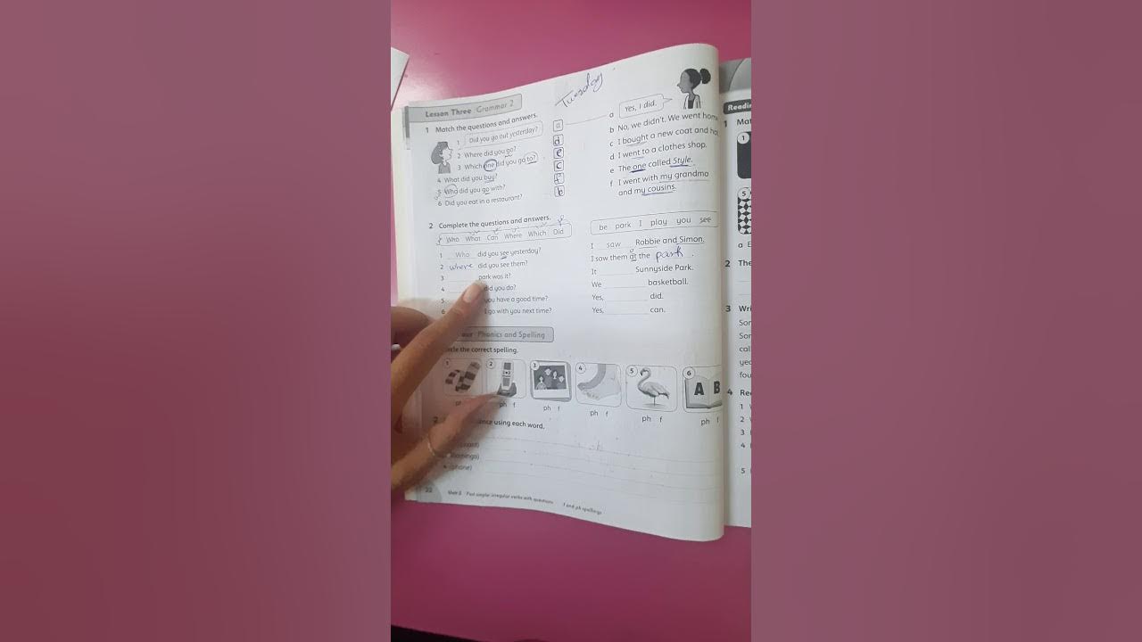 grade 4 work book 2 - YouTube