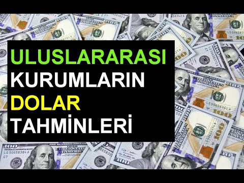 Yabancı Kurumların Dolar Tahmini - Yatırım Tavsiyesi Değildir #döviz #dolar#para #enflasyon #finans