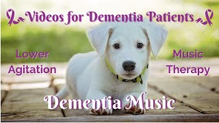 Videos For Dementia Patients - Music Therapy - Playful Puppies