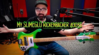 My Slimeglo Rickenbacker 4003s @RichieCastellano