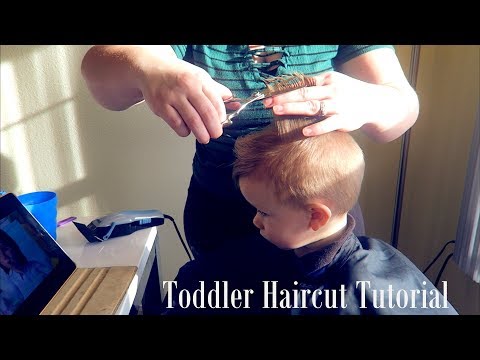 how-to-cut-toddlers-hair-at-home-~-easy-boy-haircut-w/-scissors-+-clippers