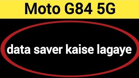 Moto G54 5G Phone me data saver kaise lagaye | How to enable data saver in Moto G54 5G