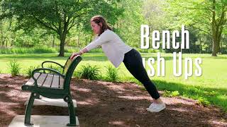 Park Bench Fitness Upper Body and Movement