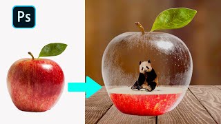 Apple And Bear Manipulation In Photoshop || Photoshop Tutorial