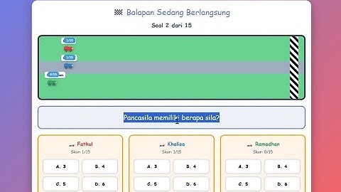 Canva AI :Membuat Game Edukatif Balap Mobil,Cocok dimainkan di Interactive Flat Panel, GRATIS Prompt