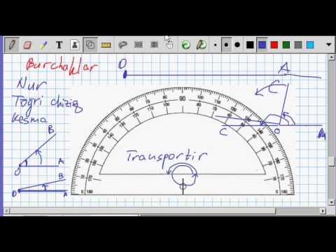 Burchaklar. Matematika 5-sinf. 48-dars