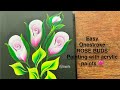 🔺🎨🌹Super Easy Onestroke Rose Buds 🎨 with acrylic paints 💯☘️🩷