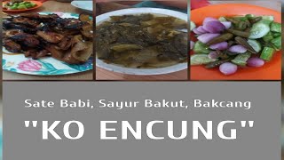 Sate Babi Ko Encung!!!!!!. 