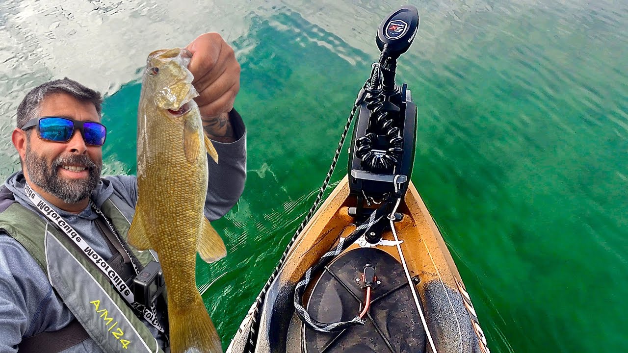 Затишье перед бурей! Рыбалка на каяке на первом холодном фронте! Острова Боулдер, Невада