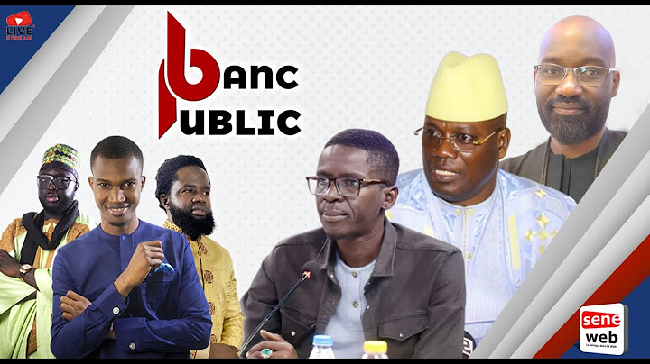 Suivez Banc Public de ce vendredi 26 avril 2024