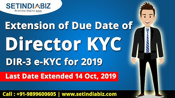 🚨 DIR-3 KYC Filing : Last Date 30 September | ₹5000 Penalty | Complete Guide