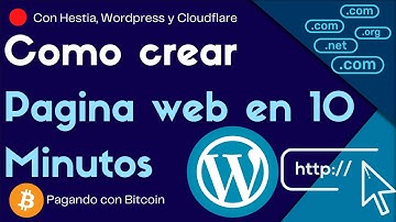 Crea paginas web con Wordpress en Hestia y Cloudflare en 10 minutos! Tutorial Paso a Paso!