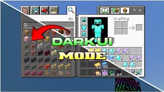 Dark UI Mode 26.23 in Minecraft MCPE Free Download #7block