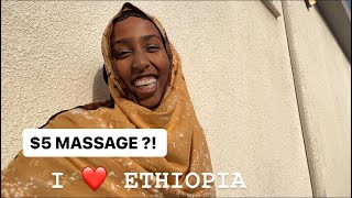 TRAVEL VLOG Ep 12 | Treating ourselves to $5 MASSAGES in Addis Ababa ETHIOPIA 🇪🇹 2023