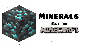 Explaining minerals but in Minecraft.