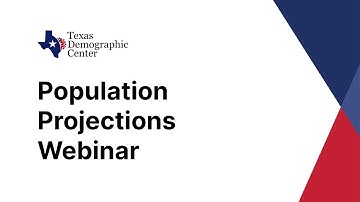 Population Projections Webinar