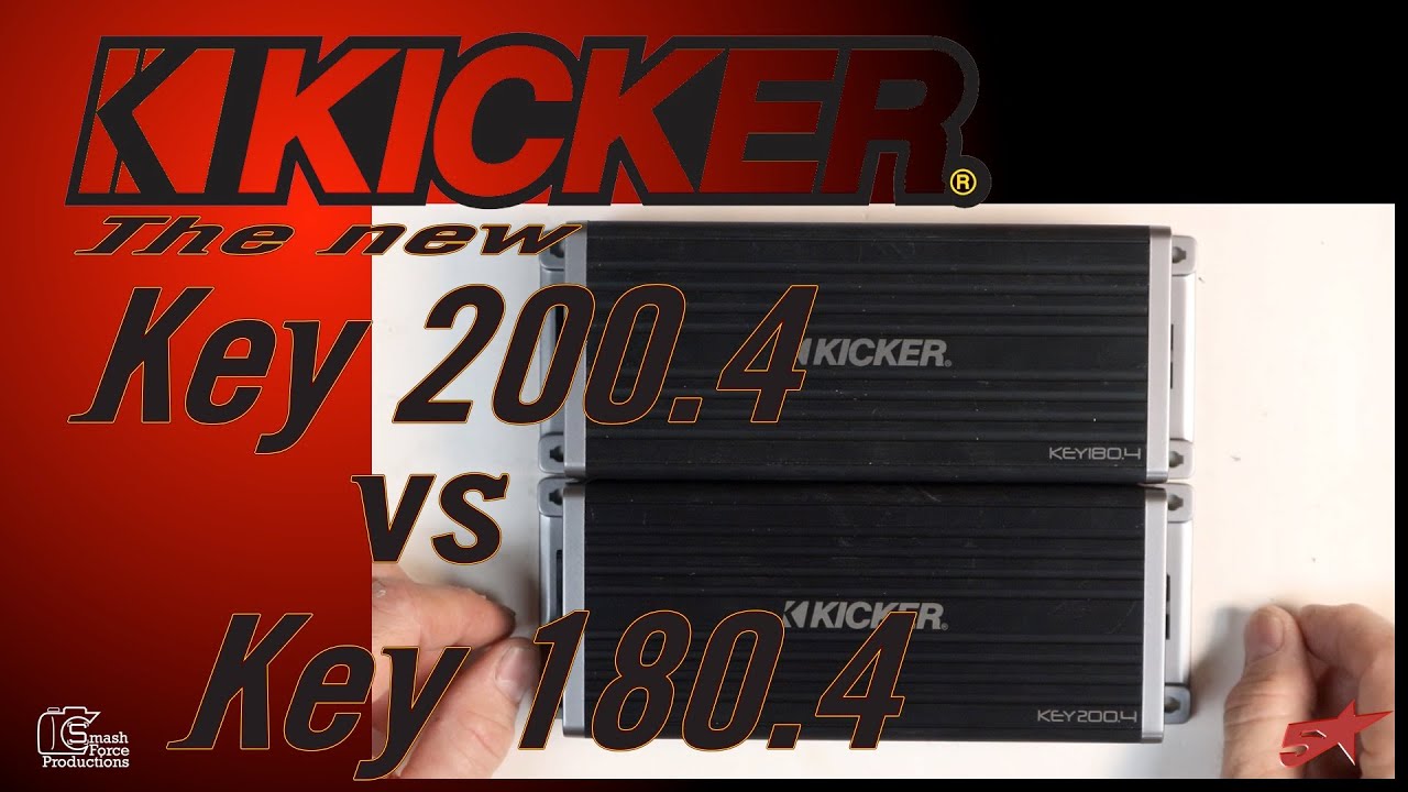 kicker キッカー KEYアンプ 180.4 Kicker KEY180.4 Compact 4-channel car amplifier with