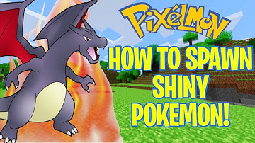 HOW TO SPAWN SHINY POKEMON IN PIXELMON! MINECRAFT
