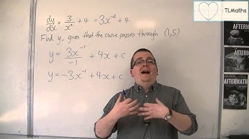 OCR MEI Core 2 4.08 An Example of Finding the Constant of Integration