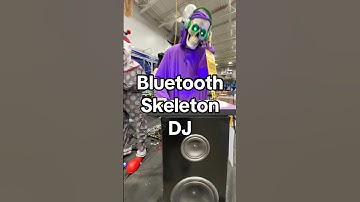 This Bluetooth Skeleton DJ Just Dropped the Spookiest Beats 💀🎧 | Halloween Animatronic 2025