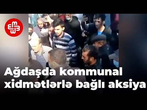 Ağdaşda kommunal xidmətlərlə əlaqədar aksiya keçirilib