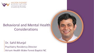 Behavioral and mental health considerations with Dr Sahil Munjal