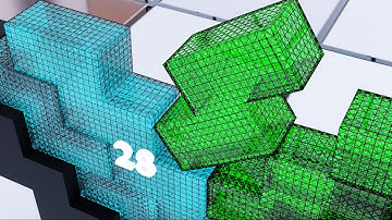 Only one type of block - Softbody Tetris with Z Block 5
