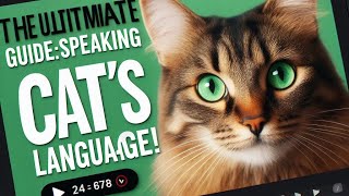 The Ultimate Guide: Speaking Cat's Language! #Cats #Cat care