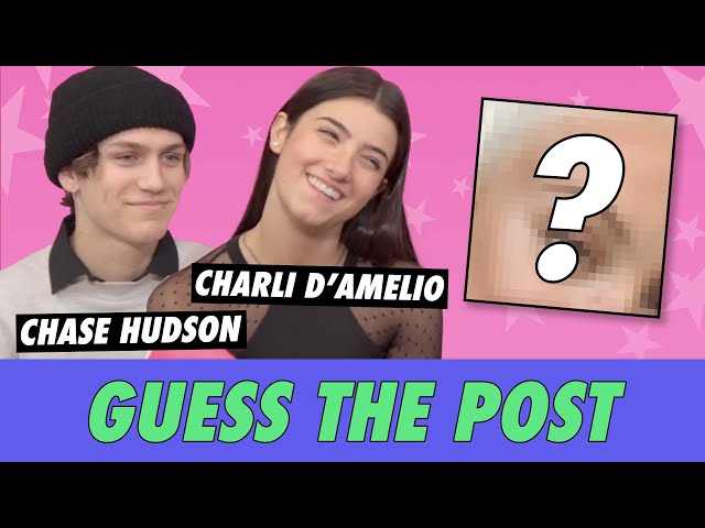 Charli D'Amelio vs. Chase Hudson - Guess The Post class=