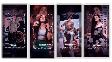 Lo-fi Remix Status Video Editing In Alight Motion | Trending Lo-fi Song Lyrics Video Editing