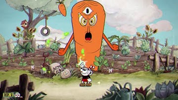 Cuphead Walkthrough - How to Beat Botanic Panic (The Root Pack)