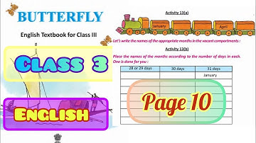 Revision Lesson || Activity 13(a) & 13(b) || Butterfly Class 3 English Page 10 || West Bengal Board
