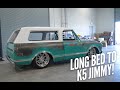 C10 long bed to k5 jimmy  blazer build  patina